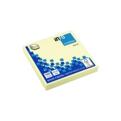 Bloco Notas Aderentes 075x075mm Amarelo Zig-Zag 100 Folhas 162564401